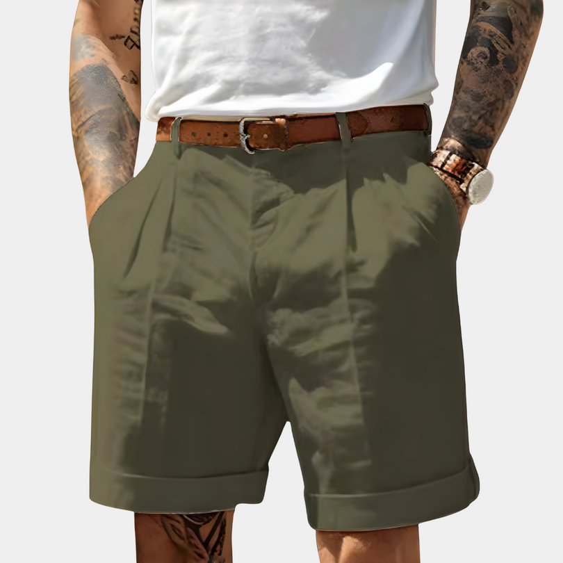 Antione™ – Tailored Cotton Shorts