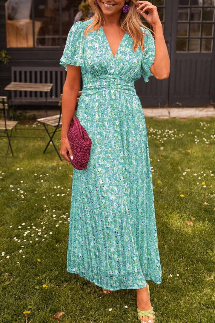 Jolly™ | Elegant V‑Neck Maxi Dress