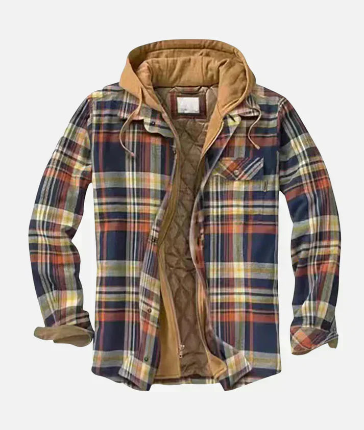 Alain™ – Plaid Patchwork Jacket