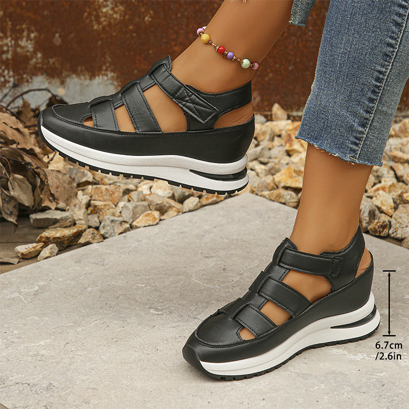 Helia™ | Sleek Comfort Strap Sandals