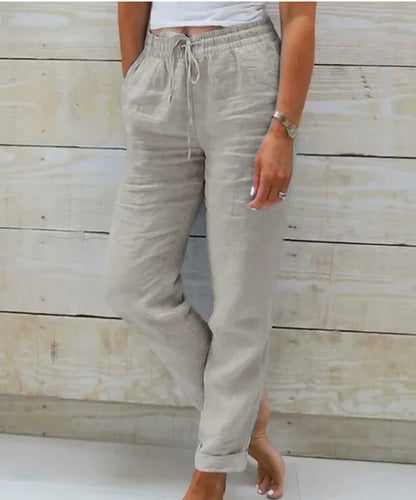 Ashley™ | Relaxed Drawstring Drape Trousers