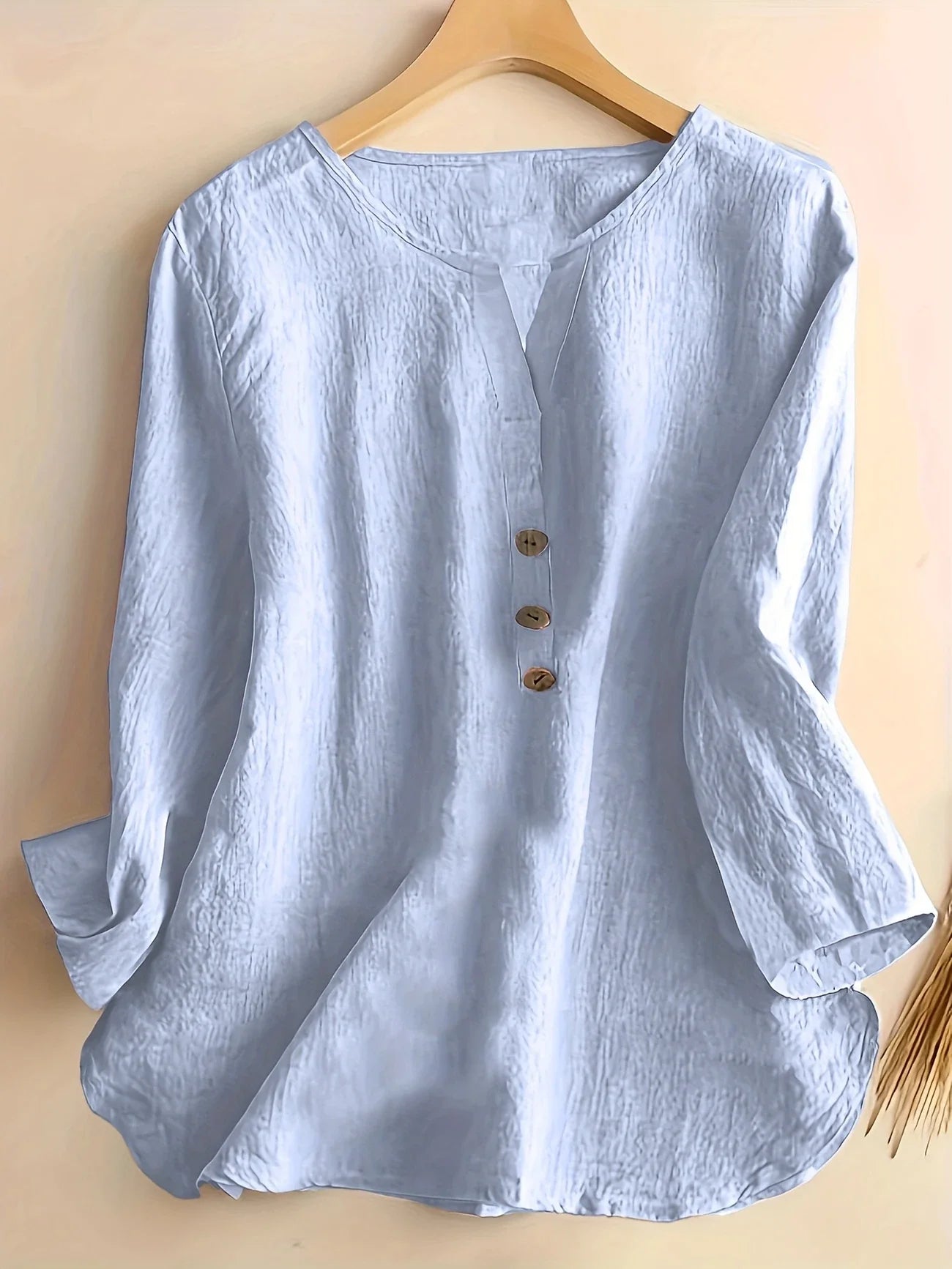 Jen™ | Relaxed Chic Button-Up Blouse