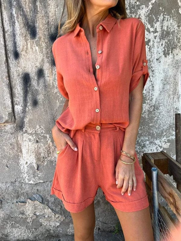Pauline | Linen Summer Set