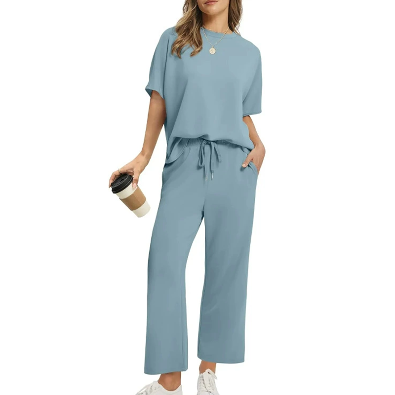 Donna - Women's Casual Top And Trouser Set