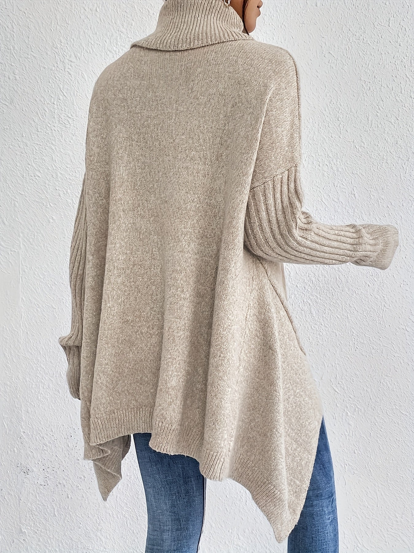 Tahlia - Casual Asymmetrical Hem Hooded T-Shirt