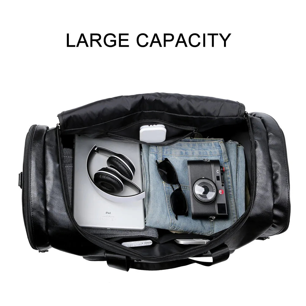 Archer | Men's Vegan Leather Travel Bag