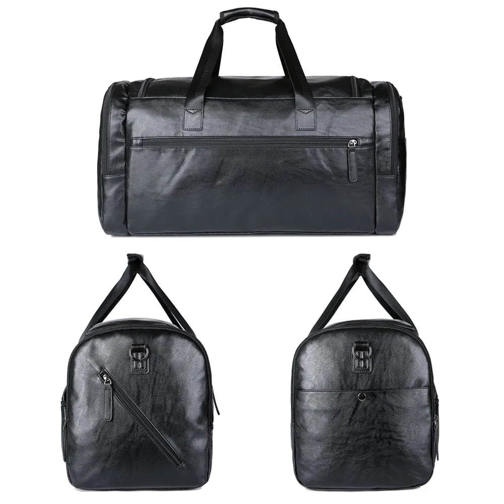 Archer | Men's Vegan Leather Travel Bag