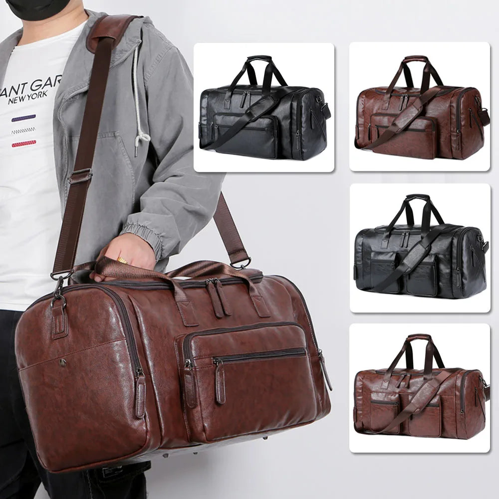 Archer | Men's Vegan Leather Travel Bag