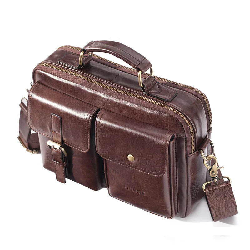 Cullen | Genuine Leather Messenger Bag for Men