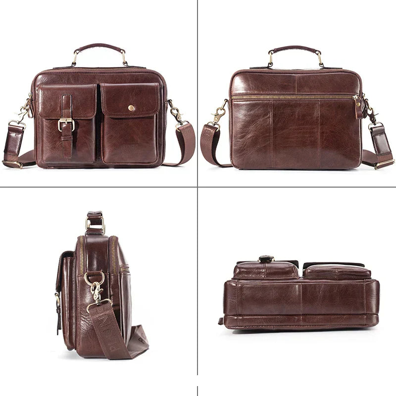 Cullen | Genuine Leather Messenger Bag for Men