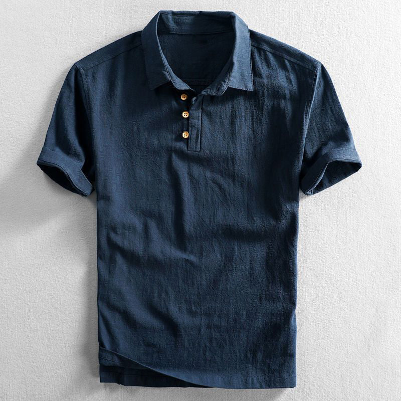 Damien™ Linen Polo Shirt