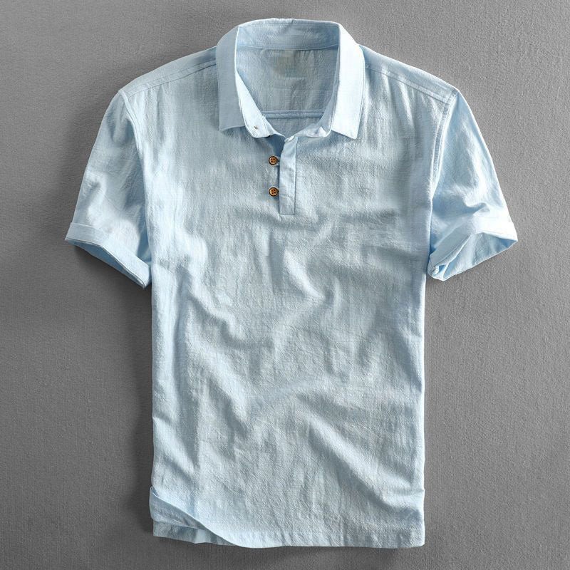 Damien™ Linen Polo Shirt