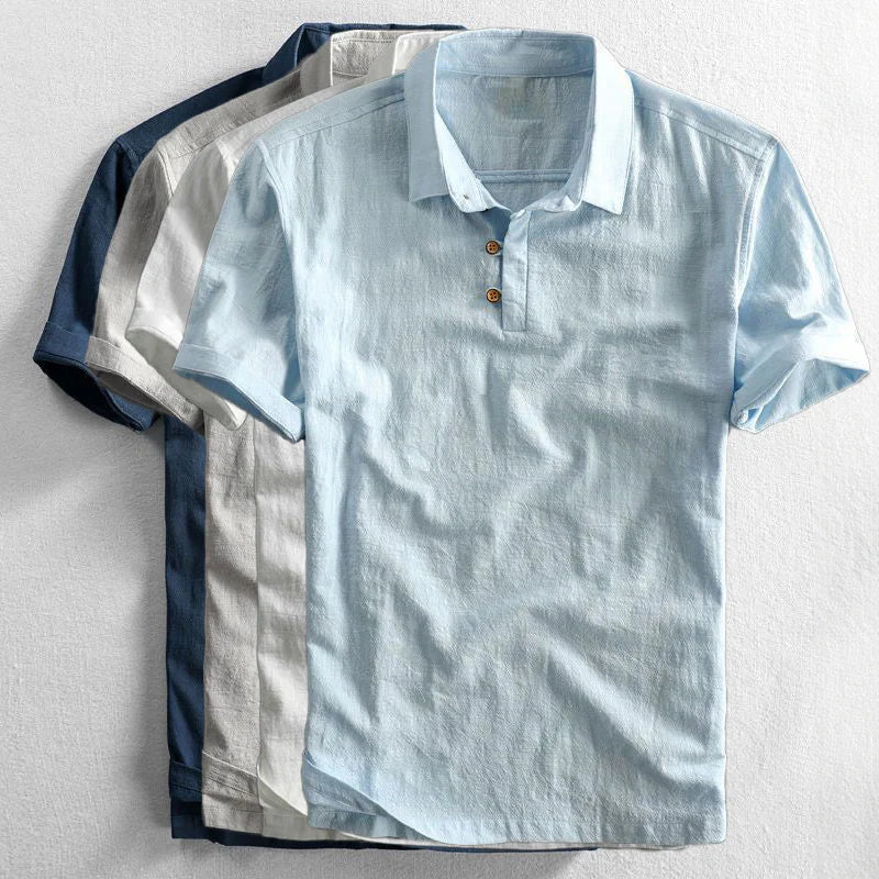 Damien™ Linen Polo Shirt