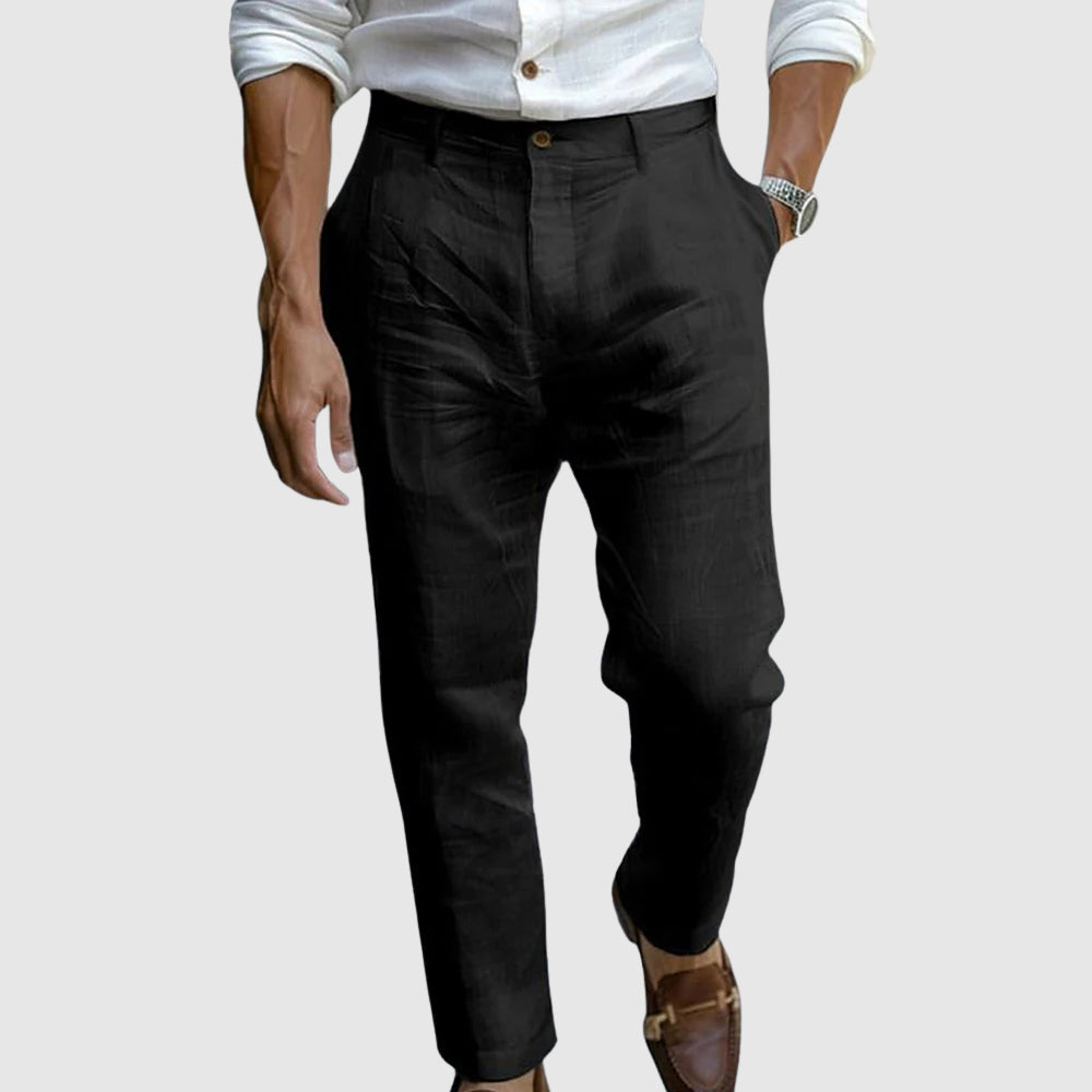 Dave™ | Relaxed Premium Linen Trousers