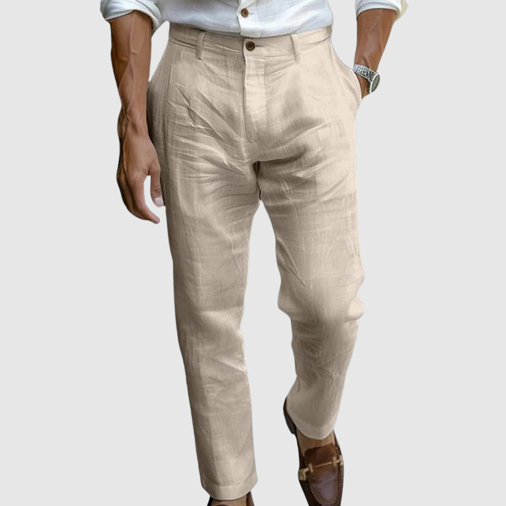 Dave™ | Relaxed Premium Linen Trousers