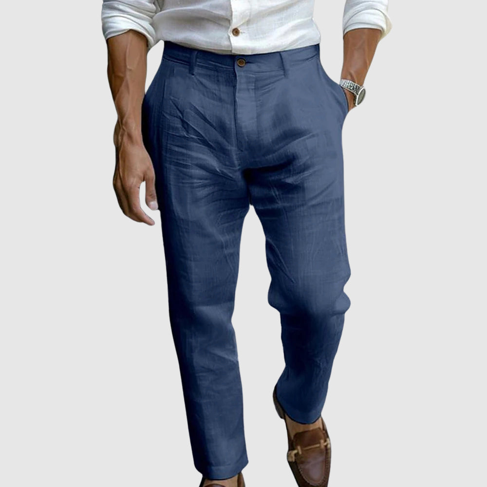 Dave™ | Relaxed Premium Linen Trousers
