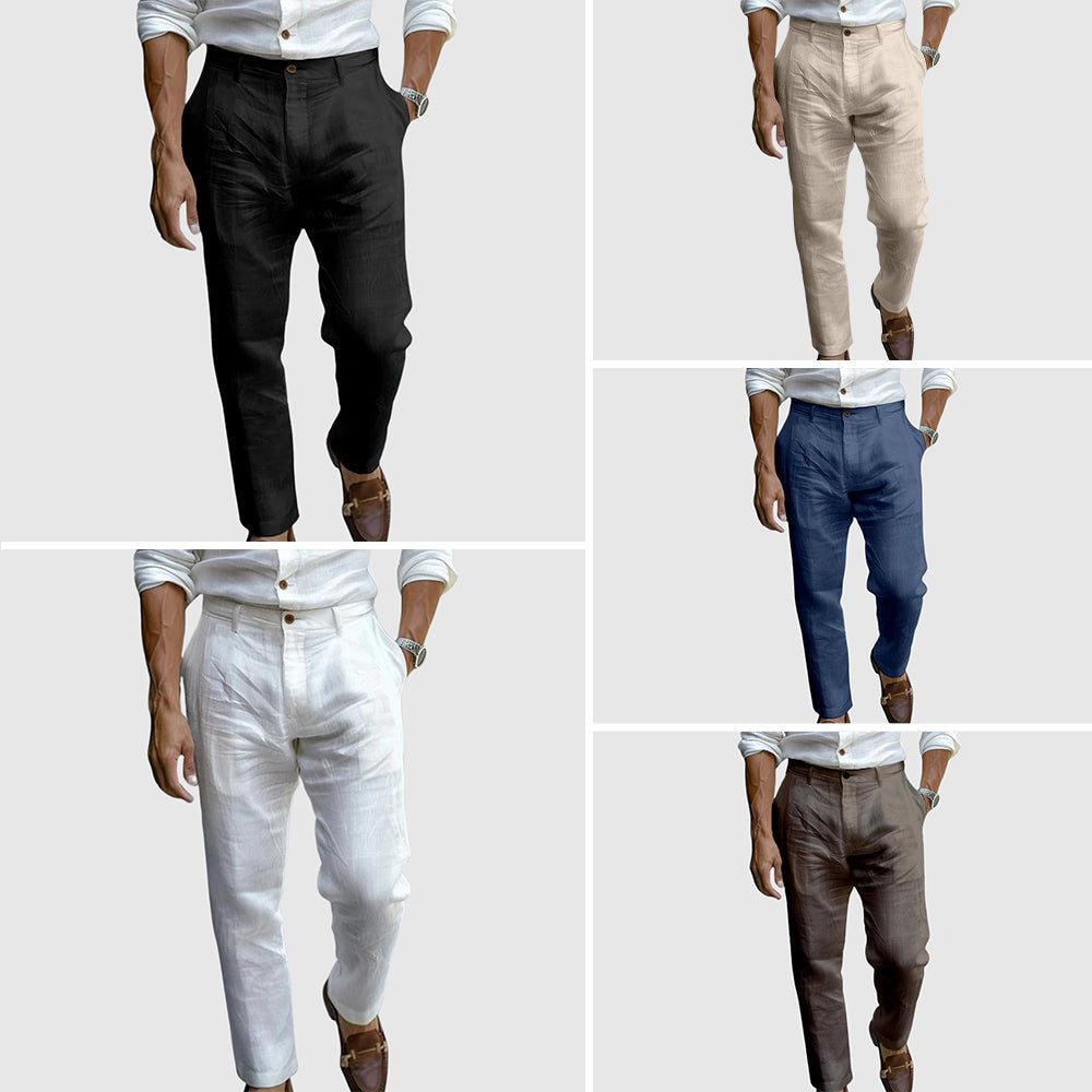 Dave™ | Relaxed Premium Linen Trousers