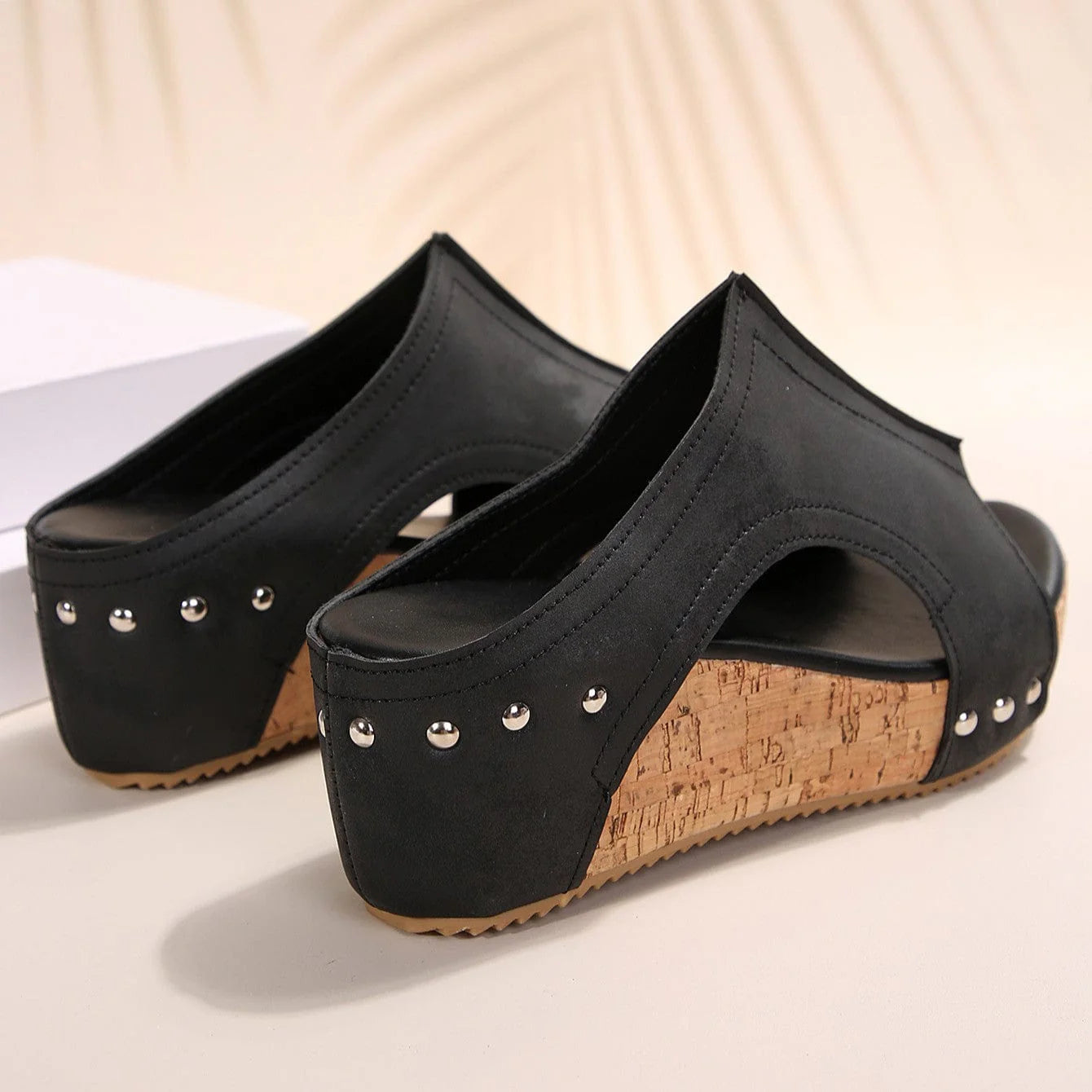 Savannah Cork Wedges