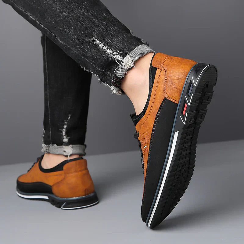 Henry™ | Sleek Leather Comfort Sneakers