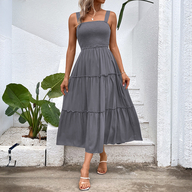 Goldie™ | Vintage Square Neck Dress
