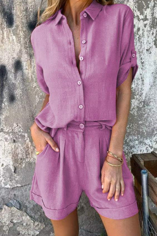 Pauline | Linen Summer Set