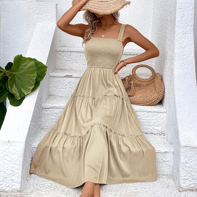 Goldie™ | Vintage Square Neck Dress