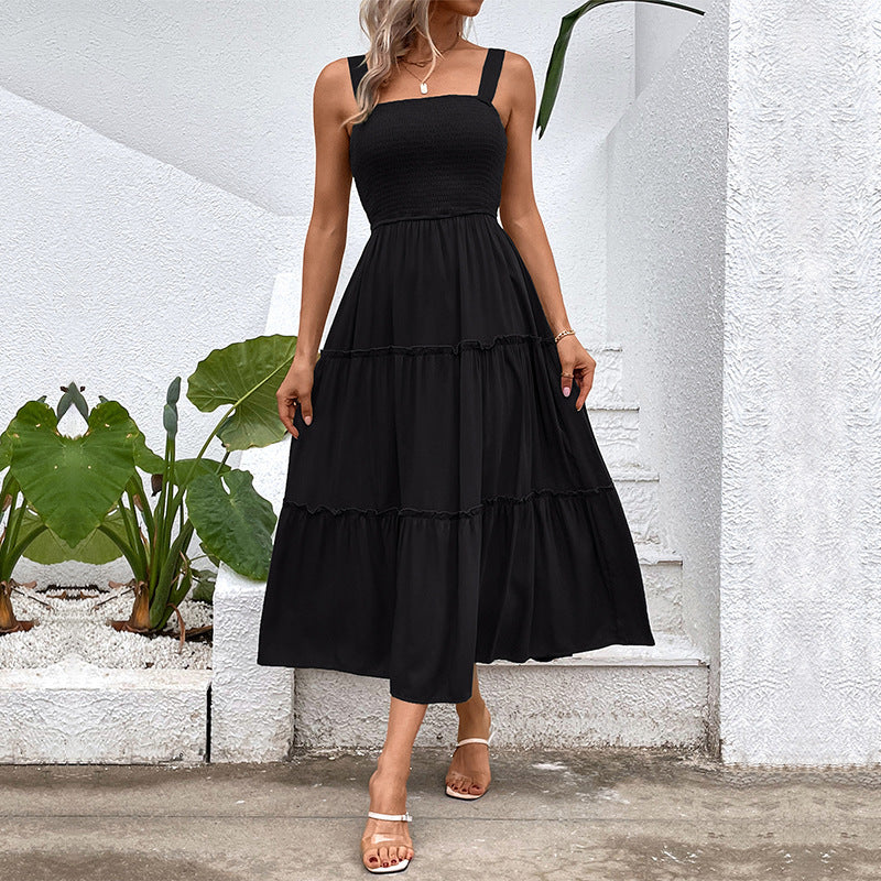 Goldie™ | Vintage Square Neck Dress