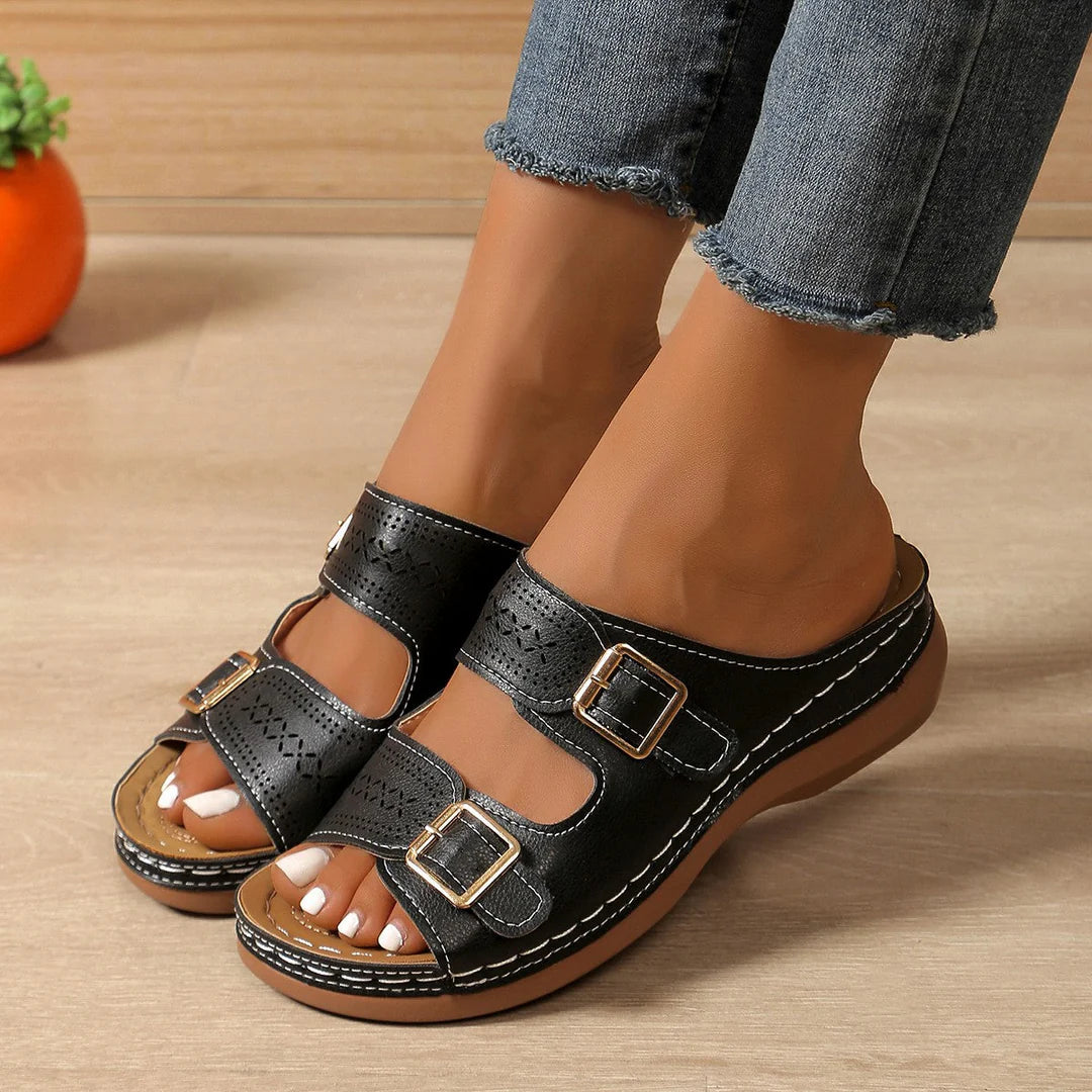 Eloisa™ Stylish adjustable wedge sandals