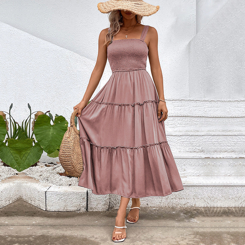 Goldie™ | Vintage Square Neck Dress