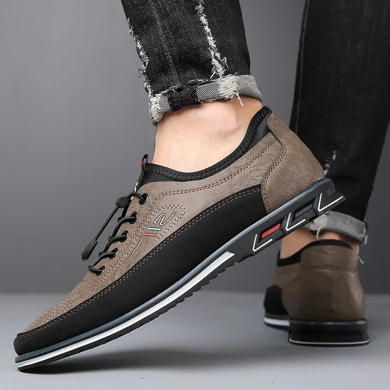 Henry™ | Sleek Leather Comfort Sneakers