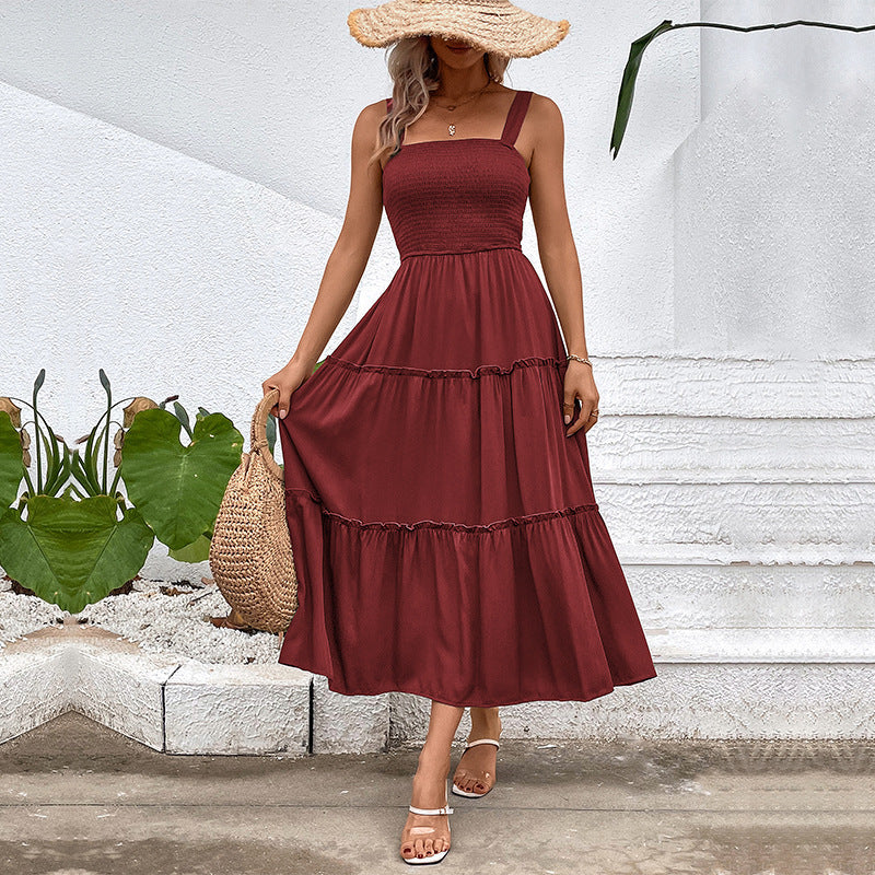 Goldie™ | Vintage Square Neck Dress