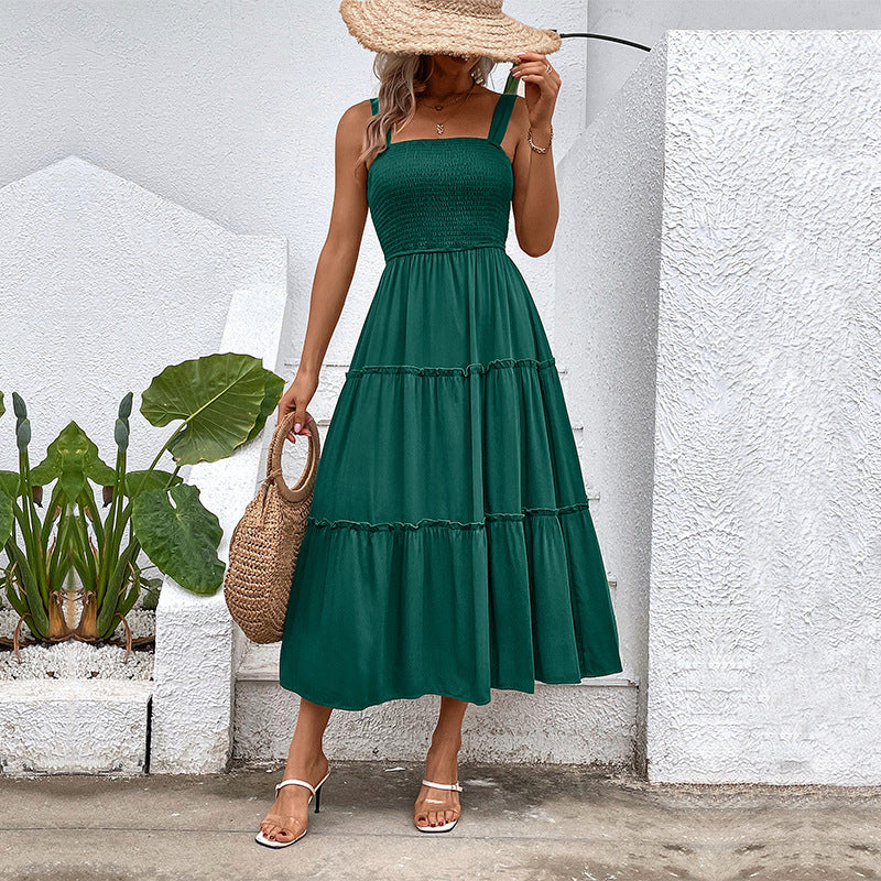 Goldie™ | Vintage Square Neck Dress