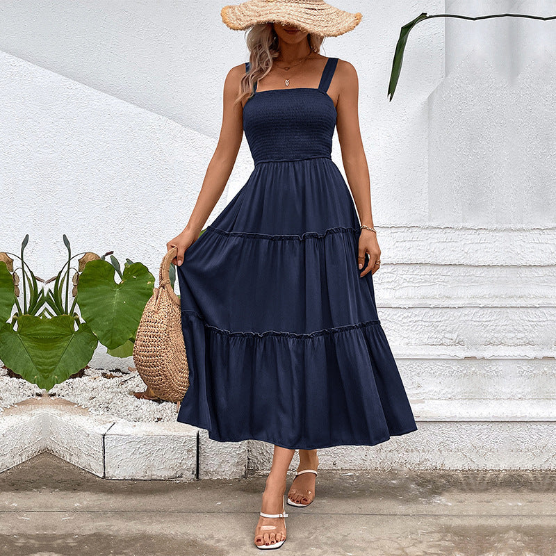 Goldie™ | Vintage Square Neck Dress