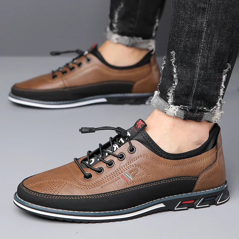 Henry™ | Sleek Leather Comfort Sneakers