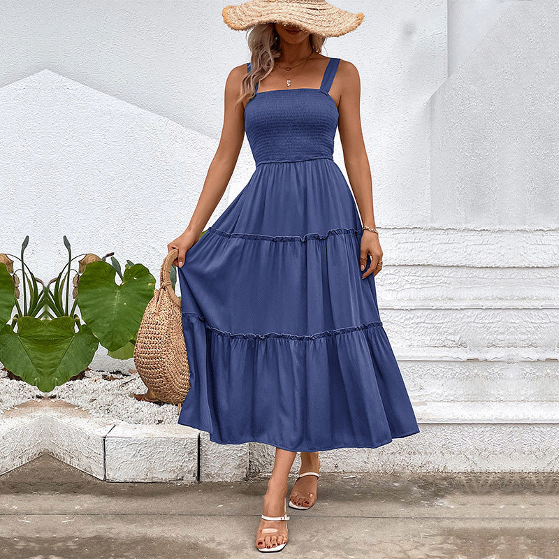 Goldie™ | Vintage Square Neck Dress