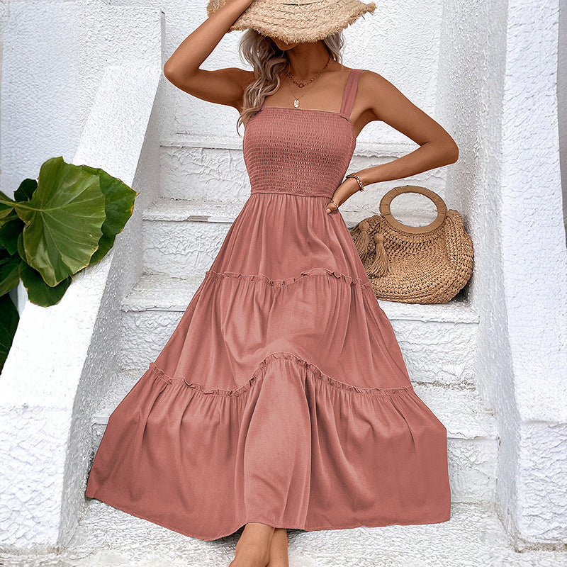 Goldie™ | Vintage Square Neck Dress