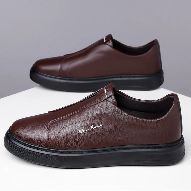 Adam | Leather Slip-On Shoes