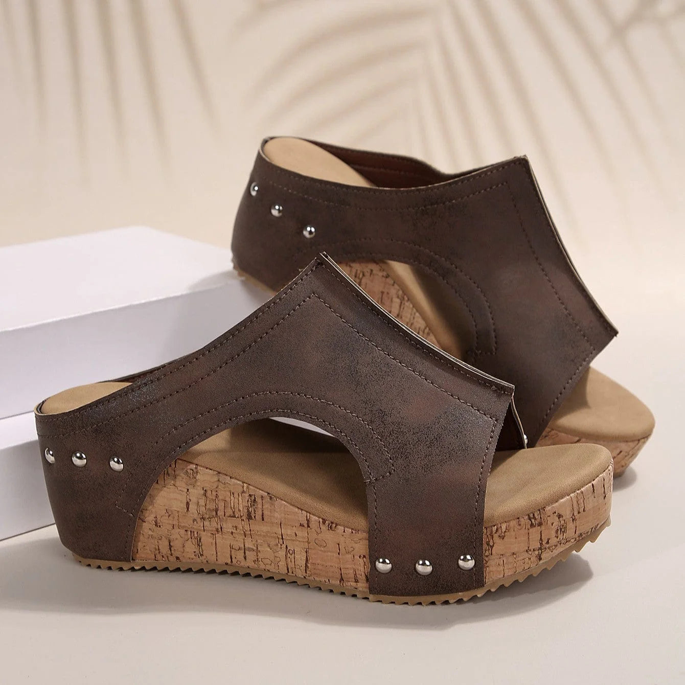 Savannah Cork Wedges
