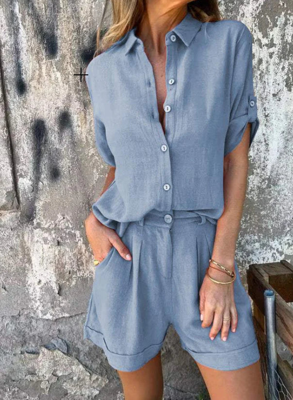 Pauline | Linen Summer Set