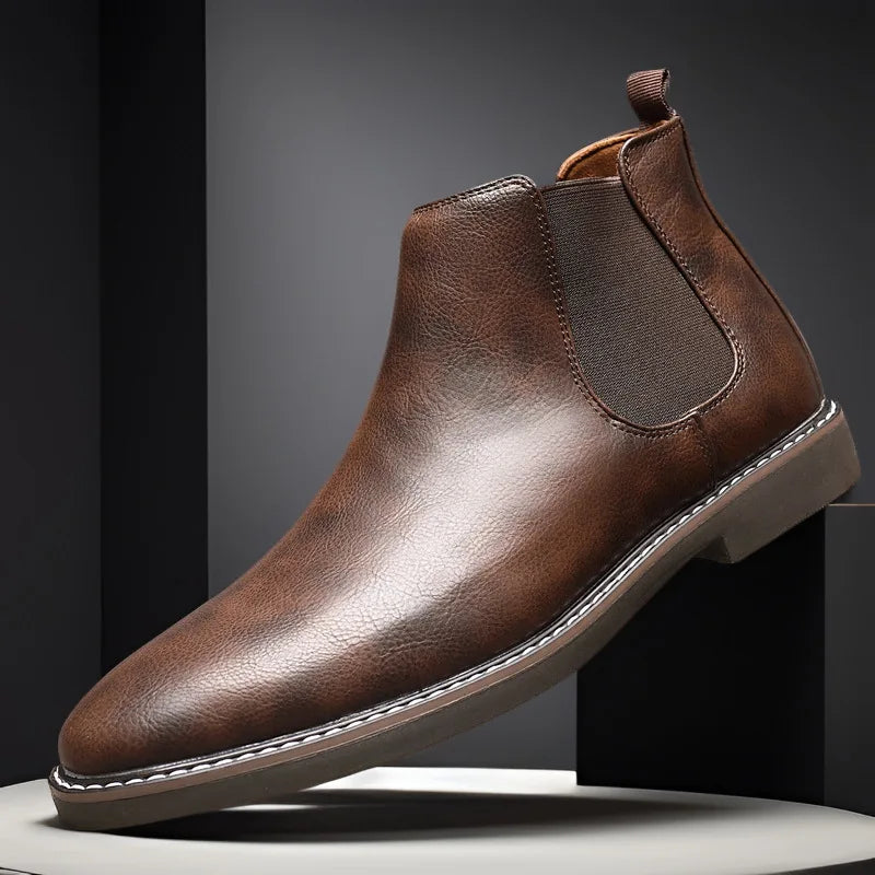 Jason™ | Timeless Leather Chelsea Boots