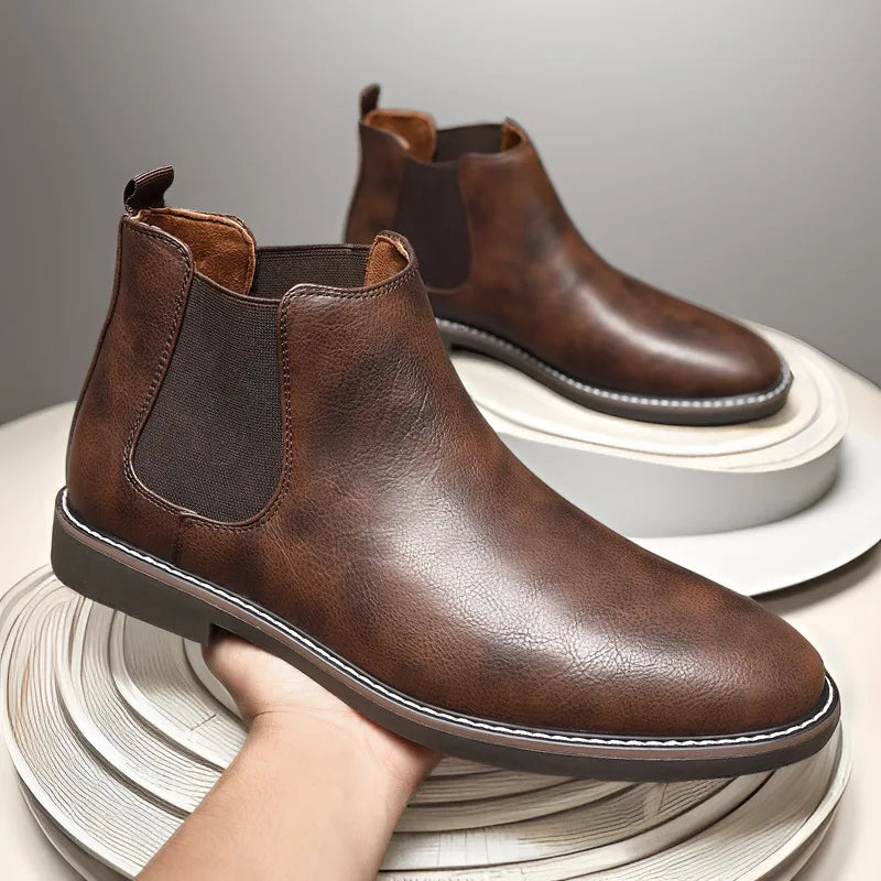 Jason™ | Timeless Leather Chelsea Boots