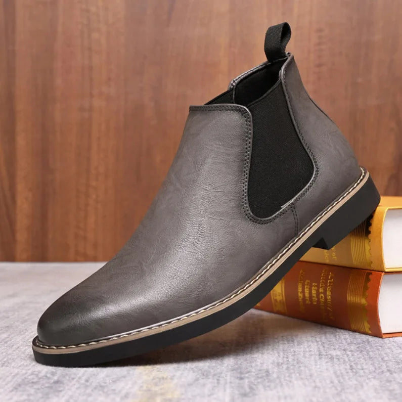 Jason™ | Timeless Leather Chelsea Boots