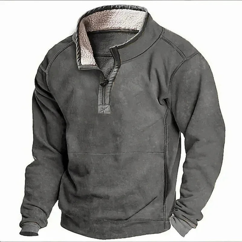 James™ | Fleece-Lined Autumn Shirt Zip-Up