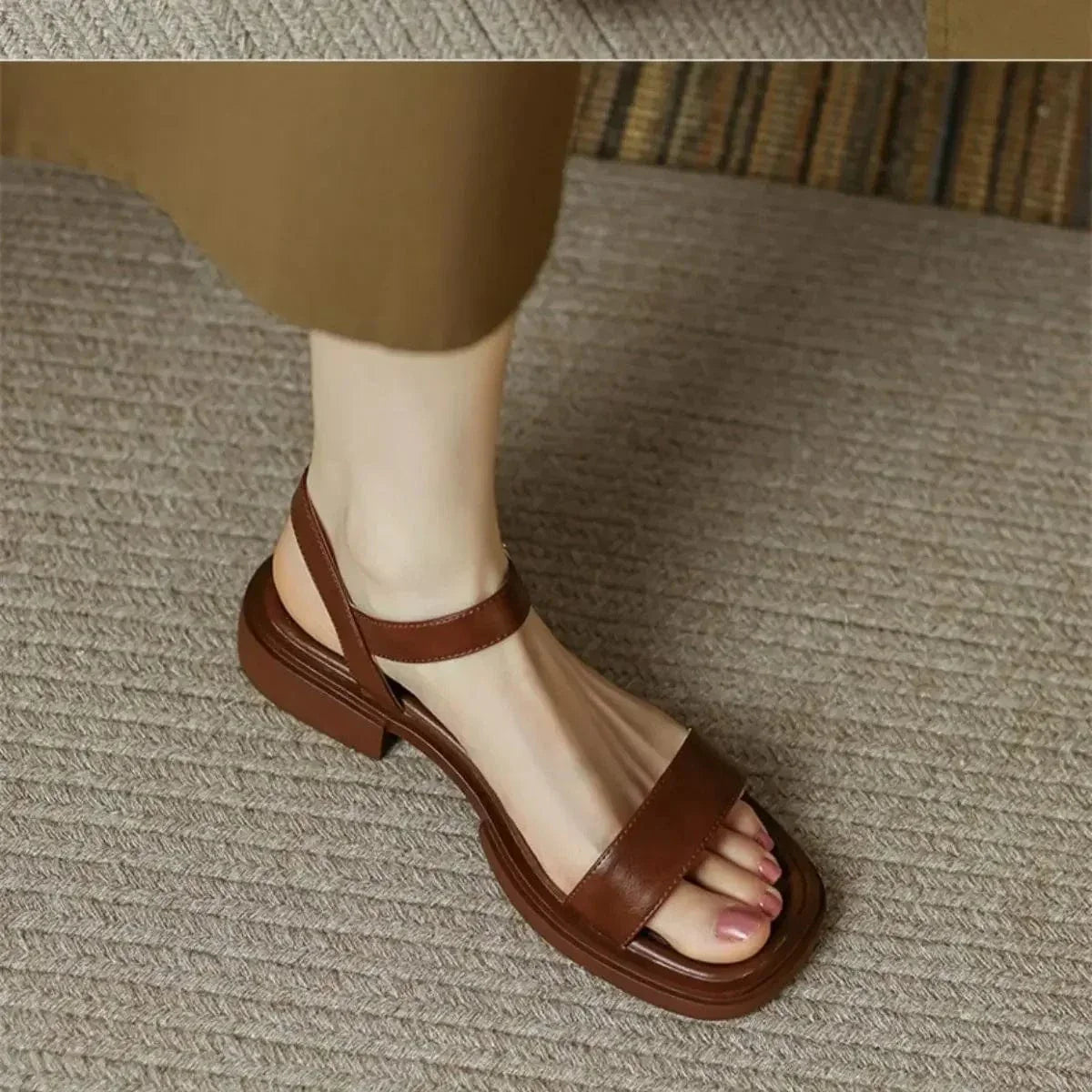 Nicole™ | Elegant Block Heel Sandals