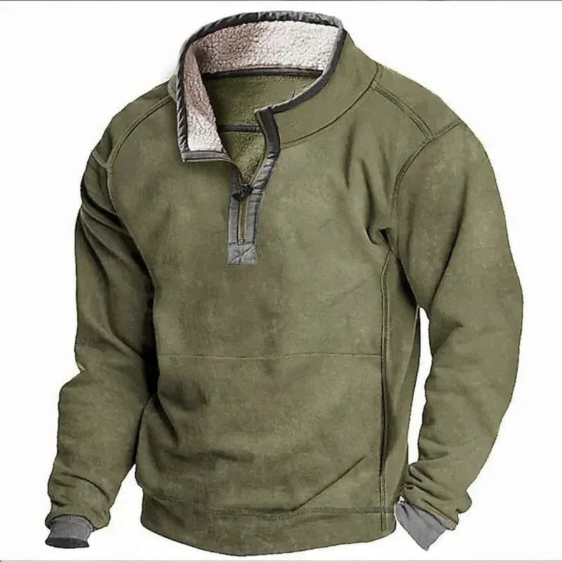 James™ | Fleece-Lined Autumn Shirt Zip-Up