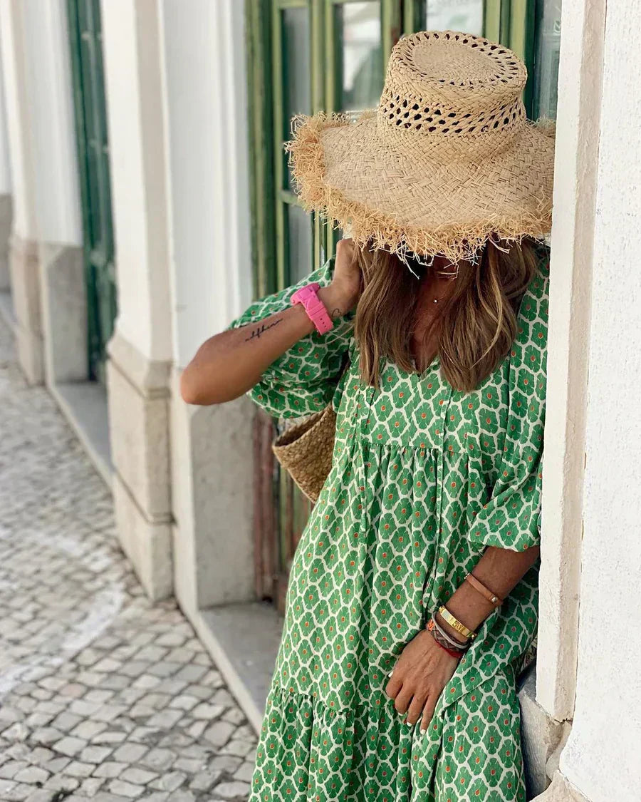 Pauline™ | Bohemian Luxe Maxi Dress