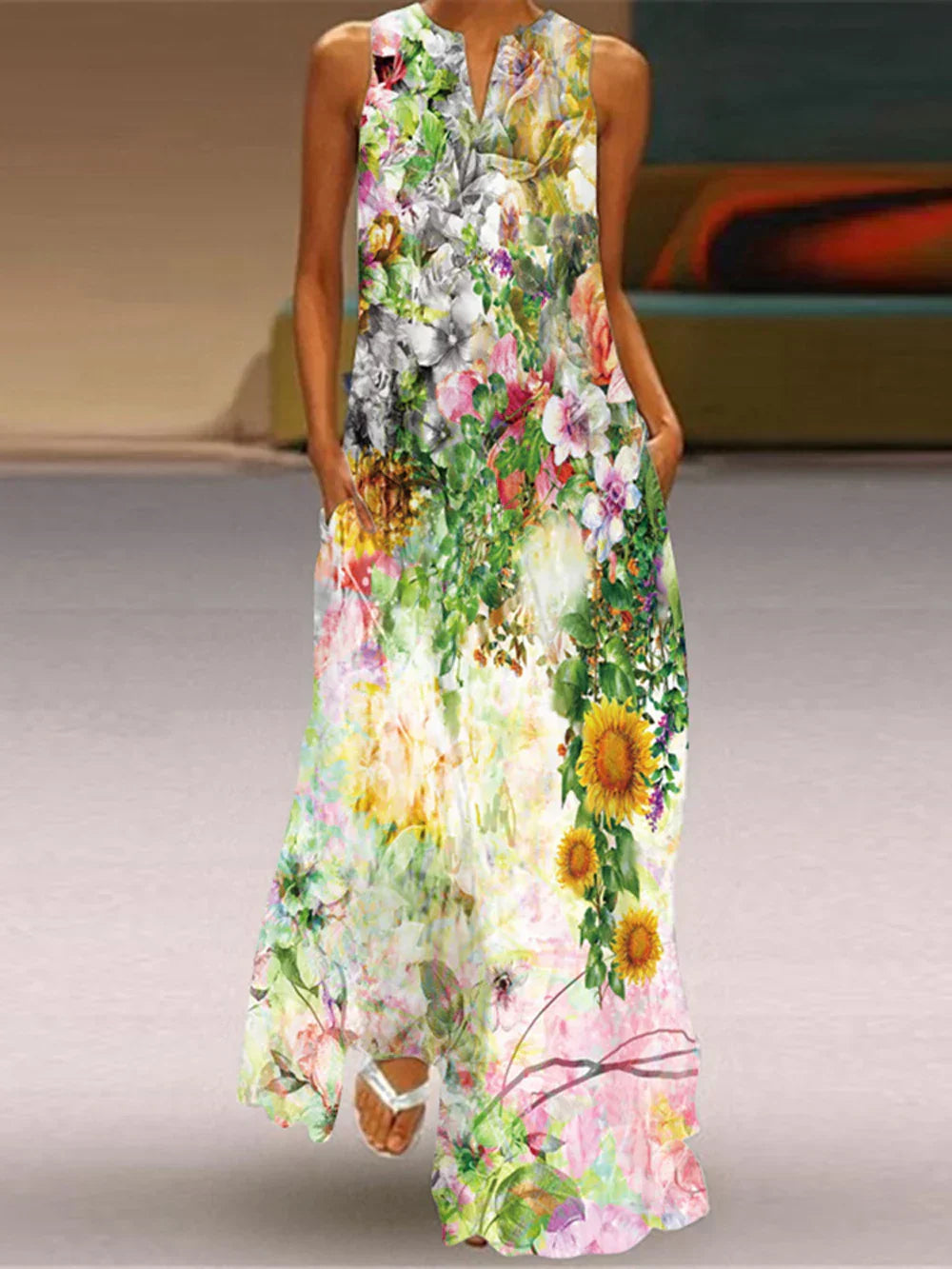 Grace™ | Luxury Printed Butterfly Dress