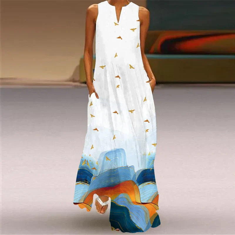 Grace™ | Luxury Printed Butterfly Dress