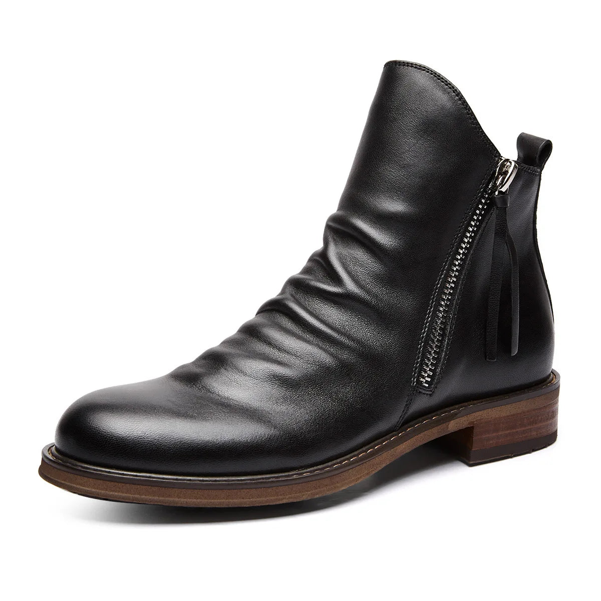 Calvin™ | Premium Zip-Up Leather Boots