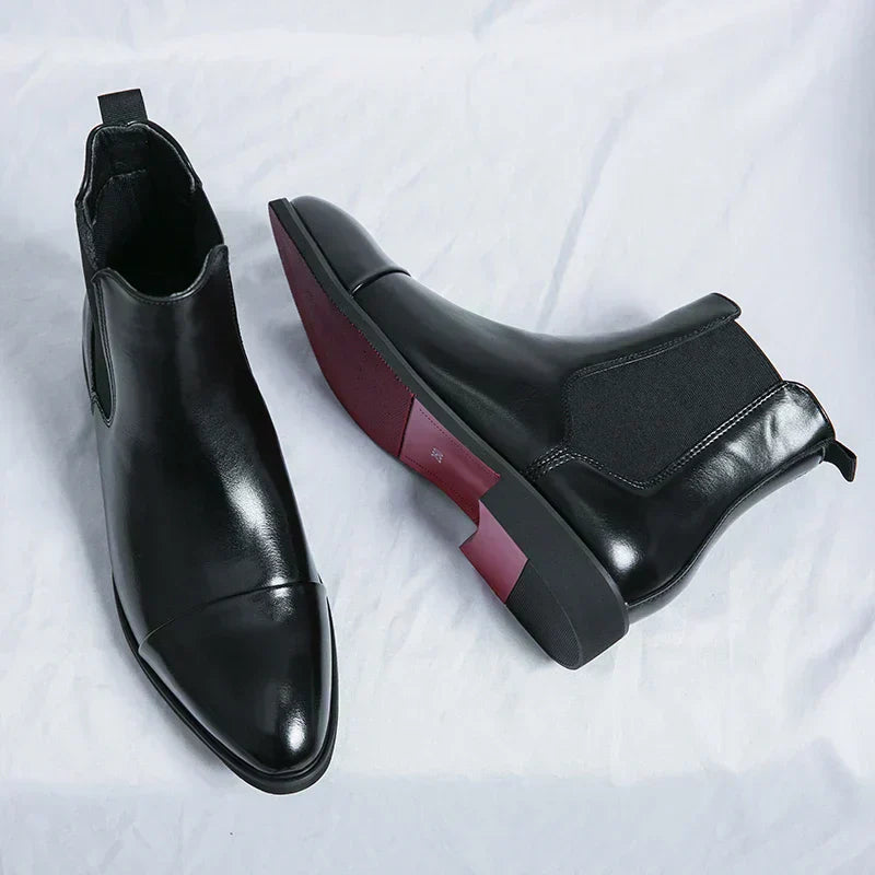 Primo™ | Luxe Gloss Leather Chelsea Boots